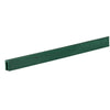Dimensions 1-3/16 In W x 95-1/2 In L x 3/4 In D Dark Green Vinyl Lattice U-Cap