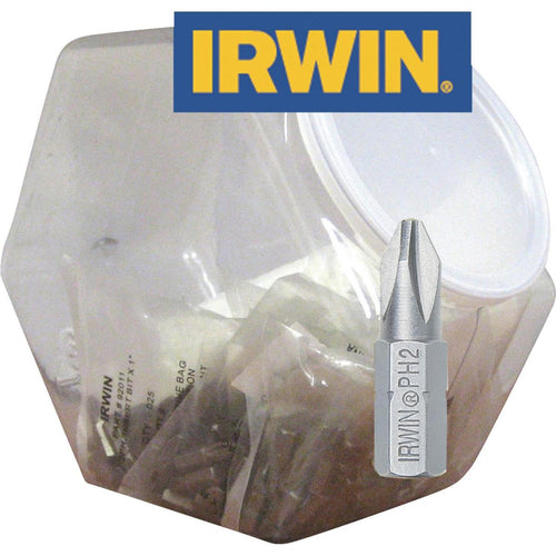 Irwin Phillips #1 x 1 In. Insert Screwdriver Bit Display