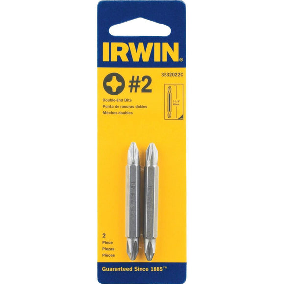 Irwin Phillips #2 Phillips Double-End Screwdriver Bit