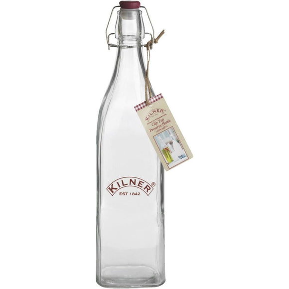 Kilner 34 Oz. Clip Top Preserve Bottle