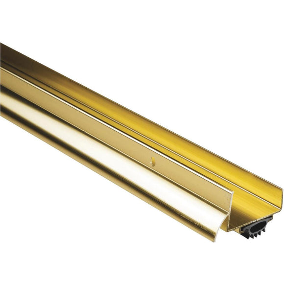 M-D 2-1/2 In. x 36 In. Brite Gold Aluminum Drip Cap & Door Bottom