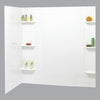 Maax Tempest 5-Piece 59 In. H x 30 In. D Tub Wall Kit in White