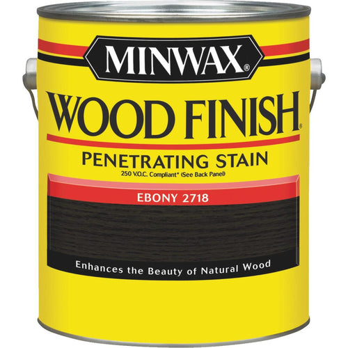 Minwax Wood Finish VOC Penetrating Stain, Ebony, 1 Gal.