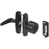 National Black Knob Latch
