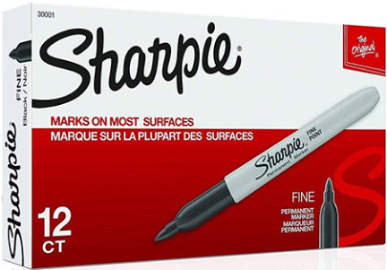 MARKER SHARPIE FINE POINT RED