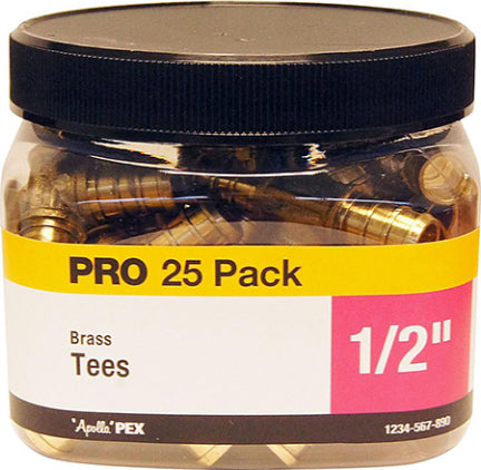 PEX TEE 3/4 IN 25 PACK JAR