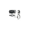 Albany Hardware 101B Whitcom Brand Barn Door Latch, Black Satin Enamel Finish ~ Approx 5