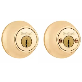 Kwikset 96650-508 665 3 Double Cylinder Deadbolt