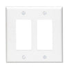 Leviton 002-PJ262-W Decora 2-Gang Wall Plate ~ White