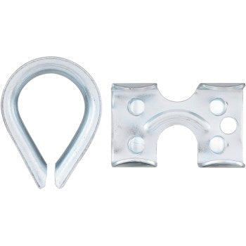National N100-266 .25& 3/8 Rope Clamp