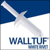 Palram Americas 92593 WallTuf Rivets, White ~ 3/4