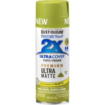Rust-Oleum 355034 2x Ultra Matted Spray Paint, Matte Green