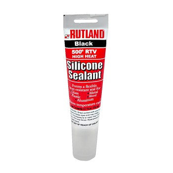 Rutland 76A High Temp RTV Silicone Sealant, Black ~ 2.7 Oz