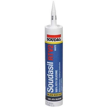 Soudal Accumetric 146726 White Silicone Caulk