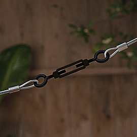 National Hardware Turnbuckle Eye and Eye 3/8 x 10-1/2, Storm Shine