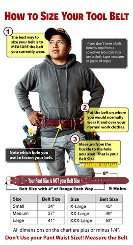 Occidental Leather Oxylights Framer Tool Belt Package With Double Outer Bag