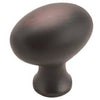 1.25 x 13/16-In. Bronze Oval Cabinet Knob