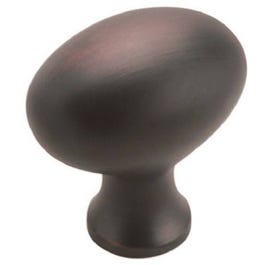 1.25 x 13/16-In. Bronze Oval Cabinet Knob