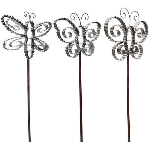 Alpine Metal Insect Solar Stake Light