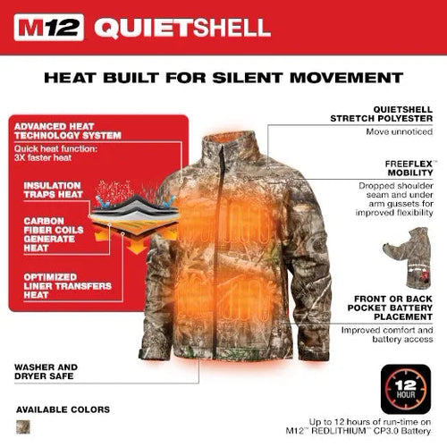 Milwaukee M12™ Heated QUIETSHELL Jacket Kit