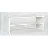 31-In. White Laminated 2-Shelf Closet Organizer