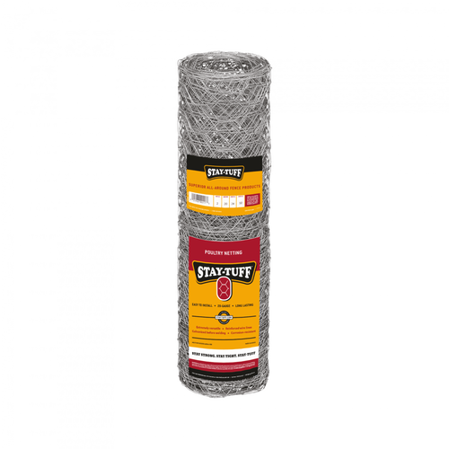 Stay-Tuff Hexagonal Poultry Netting 2″