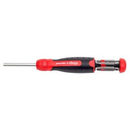 Ratcheting Screwdriver, 8 Double Sided Bits