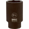 SAE Deep Impact Socket, 6-Point, 3/4-In. Drive, 1-1/2-in.