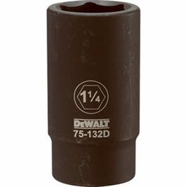 SAE Deep Impact Socket, 6-Point, 3/4-In. Drive, 1-1/4-in.