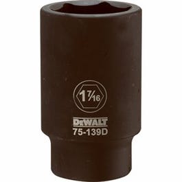 SAE Deep Impact Socket, 6-Point, 3/4-In. Drive, 1-7/16-in.