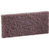Scrub & Strip Pad, Brown, 4-5/8 x 10-In.