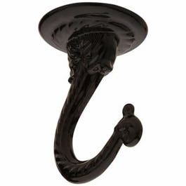 Swag Hook, Black, 2-1/4-In.