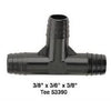 Underground Sprinkler Funny Pipe Tee, 3/8-In. x 3/8-In. x 3/8-In.