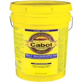 Acrylic Latex Siding Stain, Deep Base, Solid Color, 5-Gallons