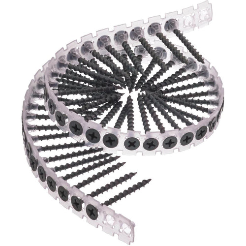 Senco DuraSpin #6 x 1-5/8 In. Phillips Bugle Head Collated Drywall Screw, Exterior Finish (1000 Ct.)