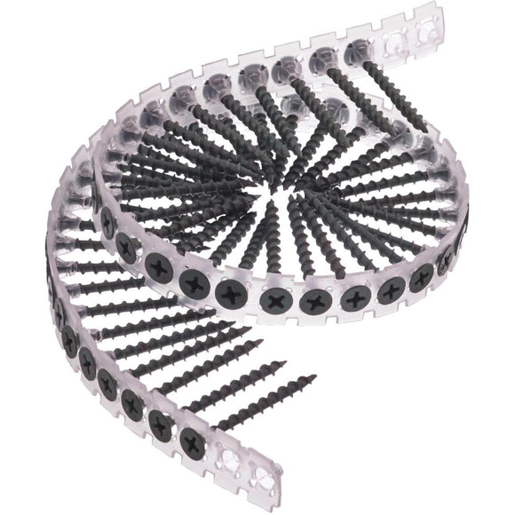 Senco DuraSpin #6 x 1-5/8 In. Phillips Bugle Head Collated Drywall Screw, Exterior Finish (1000 Ct.)