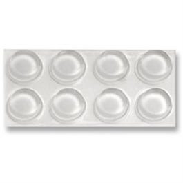 Adhesive Bumpers, Clear, 1/2-In., 8-Pc.