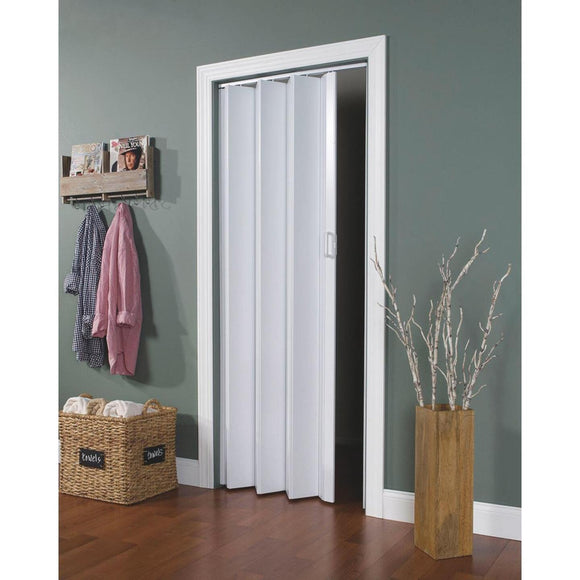 Spectrum Encore 24 In. to 36 In. W. x 80 In. H. White Accordion Folding Door