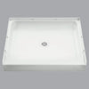 Sterling Ensemble 36 In. W x 34 In. D Center Drain Shower Floor & Base in White