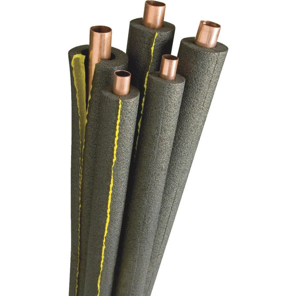 Tundra 1/2 In. Wall Semi-Slit Polyethylene Pipe Insulation Wrap, 1-1/2 In. x 6 Ft. Fits Pipe Size 1-1/2 In. Copper / 1-1/4 In. Iron