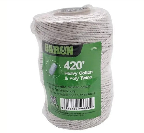 Baron 50003 Cotton Twine Heavy 420 ft