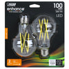 Feit Electric 100W Replacement Soft White (2700K) Glass Filament LED Enhance