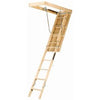 Attic Ladder, Fire Treated Wood, 250-Lb. load, 10-Ft.