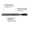 Crescent Nicholson Rectangular Double/Single Cut Handy File - Carded