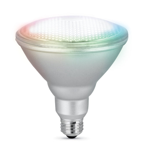 FEIT Electric 90-Watt RGBW PAR38 LED Smart Light Bulb