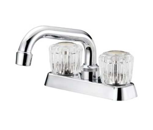 Boston Harbor Two Acrylic Handle Laundry Faucets Chrome