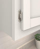Amerock Variable Overlay Self Closing Face Mount Cabinet Hinge Sterling Nickel