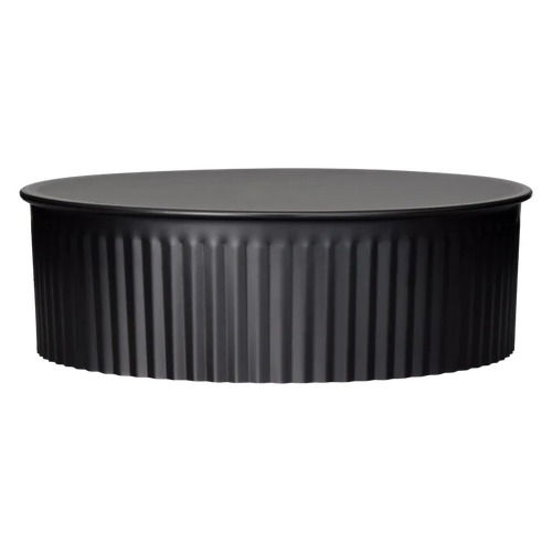 Imperial Black Matt Round End Caps Small End (SE Crimp) 24ga