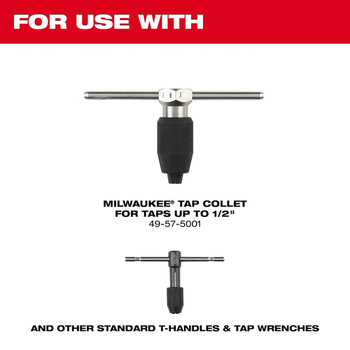 Milwaukee Tool 1/2-13 NC Straight Flute Plug Tap