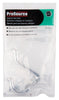 ProSource H62-B072 Coat and Hat Hook, 20 lb, 2-Hook, 1 in Opening, Zinc, Chrome